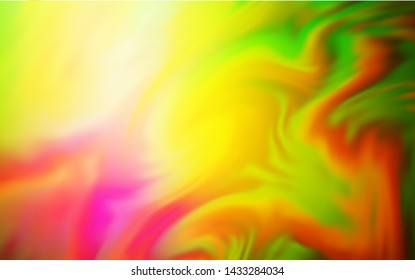 Light Pink, Yellow vector blurred bright template. Shining colored illustration in smart style. Background for designs.