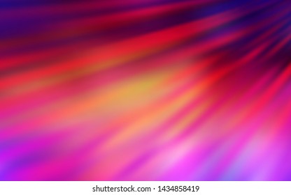 Light Pink, Yellow vector blurred bright texture. Colorful illustration in abstract style with gradient. Elegant background for a brand book.