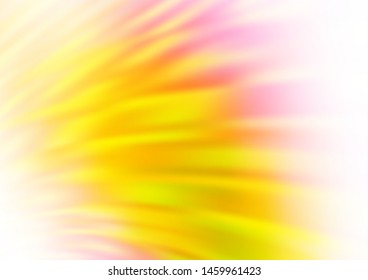 Light Pink, Yellow vector blurred bright template. Shining colorful illustration in a Brand new style. A completely new design for your business.