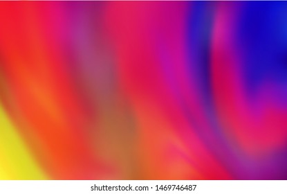 Light Pink, Yellow vector blurred bright template. Colorful illustration in abstract style with gradient. New style for your business design.