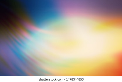 Light Pink, Yellow vector blurred pattern. Colorful illustration in abstract style with gradient. New style design for your brand book.