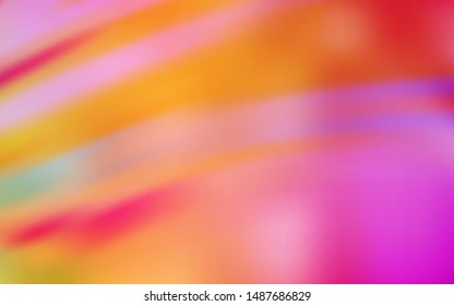 Light Pink, Yellow vector blurred bright texture. A completely new colored illustration in blur style. The best blurred design for your business.
