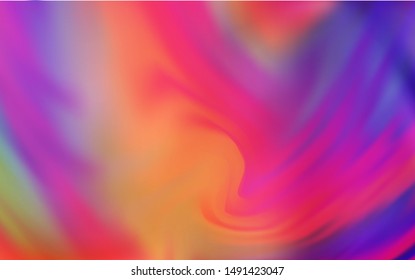 Light Pink, Yellow vector blurred pattern. Glitter abstract illustration with gradient design. New design for your business.