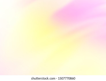 Light Pink, Yellow vector blurred background. Shining colorful illustration in a Brand new style. Brand new style for your business design.