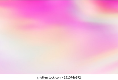 Light Pink, Yellow vector blurred bright template. Abstract colorful illustration with gradient. New style design for your brand book.
