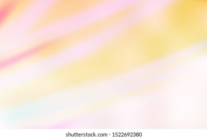 Light Pink, Yellow vector blurred and colored pattern. Modern abstract illustration with gradient. Elegant background for a brand book.