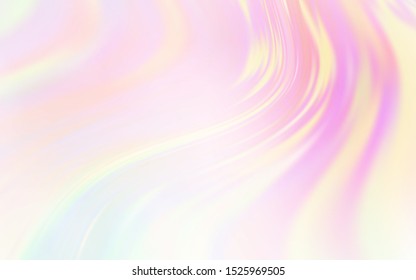 Light Pink, Yellow vector blurred template. Creative illustration in halftone style with gradient. New style for your business design.