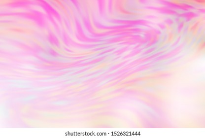 Light Pink, Yellow vector blurred template. Colorful abstract illustration with gradient. Completely new design for your business.