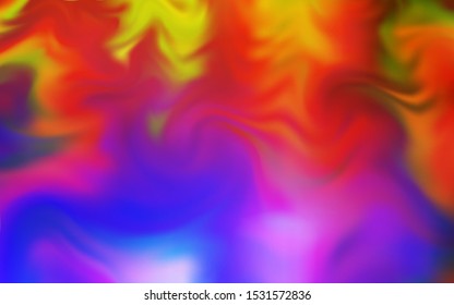 Light Pink, Yellow vector blurred and colored pattern. Glitter abstract illustration with gradient design. New way of your design.