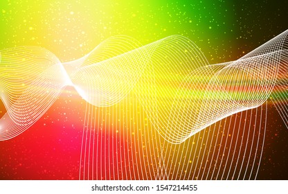 Light Pink, Yellow vector blurred background. Creative illustration in halftone style with gradient. Background for a cell phone.