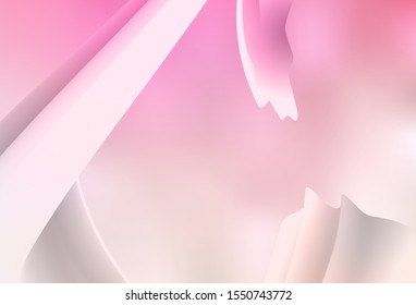Light Pink, Yellow vector blurred bright texture. Abstract colorful illustration with gradient. Background for designs.