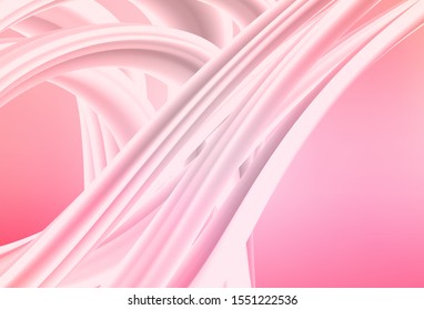 Light Pink, Yellow vector blurred bright pattern. Shining colorful illustration in smart style. The best blurred design for your business.