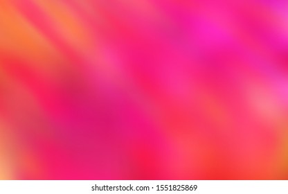 Light Pink, Yellow vector blurred shine abstract background. Creative illustration in halftone style with gradient. New design for your business.