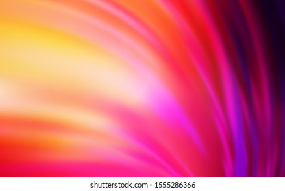 Light Pink, Yellow vector blurred shine abstract background. Glitter abstract illustration with gradient design. Background for a cell phone.
