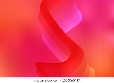 Light Pink, Yellow vector blurred background. Creative illustration in halftone style with gradient. Smart design for your work.