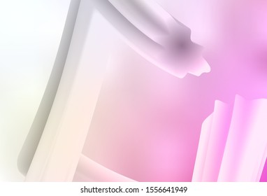 Light Pink, Yellow vector blurred shine abstract texture. Glitter abstract illustration with gradient design. Completely new design for your business.