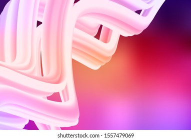 Light Pink, Yellow vector blurred bright template. Colorful abstract illustration with gradient. The best blurred design for your business.