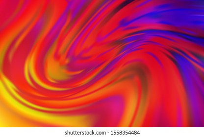 Light Pink, Yellow vector blurred shine abstract texture. Creative illustration in halftone style with gradient. Blurred design for your web site.