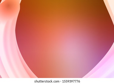Light Pink, Yellow vector blurred shine abstract texture. Shining colorful illustration in smart style. Smart design for your work.