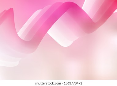 Light Pink, Yellow vector blurred bright pattern. Glitter abstract illustration with gradient design. Completely new design for your business.