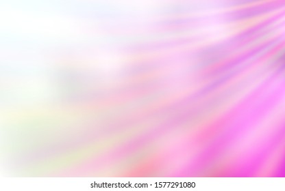 Light Pink, Yellow vector blurred template. An elegant bright illustration with gradient. Completely new design for your business.