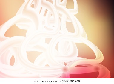 Light Pink, Yellow vector blurred pattern. Glitter abstract illustration with gradient design. Completely new design for your business.