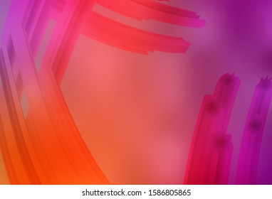Light Pink, Yellow vector blurred bright pattern. Modern abstract illustration with gradient. Background for designs.