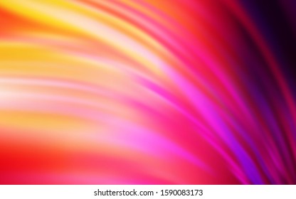 Light Pink, Yellow vector blurred bright template. Creative illustration in halftone style with gradient. New style design for your brand book.