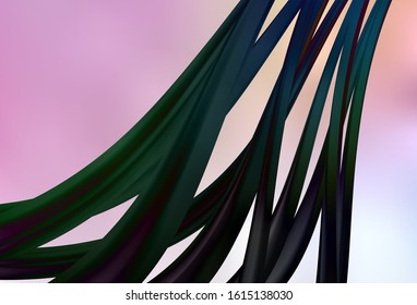 Light Pink, Yellow vector blurred and colored pattern. An elegant bright illustration with gradient. The best blurred design for your business.