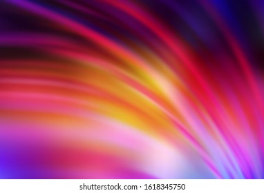 Light Pink, Yellow vector blurred shine abstract texture. Shining colored illustration in smart style. New style for your business design.