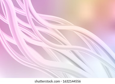 Light Pink, Yellow vector blurred bright template. An elegant bright illustration with gradient. New style for your business design.
