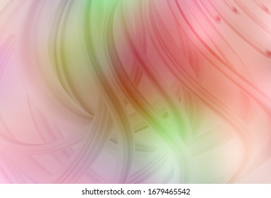El color rosa claro, el vector amarillo borroso brillan en el fondo abstracto. Ilustración creativa en estilo de medio tono con degradado. Diseño completamente nuevo para su negocio.