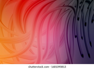 Light Pink, Yellow vector blurred and colored pattern. Colorful abstract illustration with gradient. New style design for your brand book.