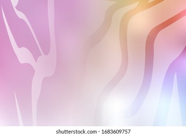 Color rosa claro, el vector amarillo borra la textura brillante. Nueva ilustración de color en estilo borroso con degradado. Diseño inteligente para su trabajo.