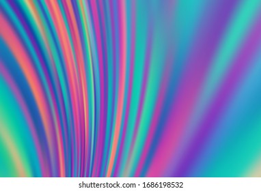 Hellrosa, gelbe Vektorillustration, unscharfer Hintergrund. Moderne abstrakte Illustration mit Farbverlauf. Unscharfes Design für Ihre Website.