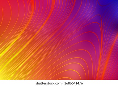 Color rosa claro, el vector amarillo desdibuja el patrón brillante. Una elegante ilustración brillante con gradiente. Antecedentes elegantes para un libro de marca.