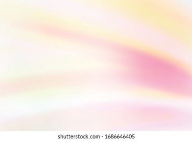 Light Pink, Yellow vector blurred background. Colorful illustration in abstract style with gradient. New style for your business design.