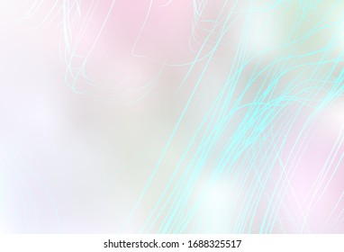 El color rosa claro, el vector amarillo borroso brillan en el fondo abstracto. Una ilustración de color completamente nueva en un estilo borroso. Nueva forma de tu diseño.