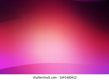 Light Pink, Yellow vector blurred shine abstract background. Creative illustration in halftone style with gradient. Blurred design for your web site.