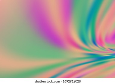 Light Pink, Yellow vector blurred bright template. Colorful illustration in abstract style with gradient. New style for your business design.