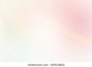 Light Pink, Yellow vector blurred template. Abstract colorful illustration with gradient. Background for designs.