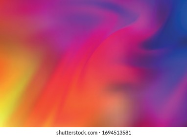 Light Pink, Yellow vector blurred shine abstract background. New colored illustration in blur style with gradient. Background for designs.