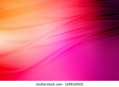 Light Pink, Yellow vector blurred template. Modern abstract illustration with gradient. New way of your design.