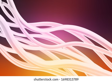 Light Pink, Yellow vector blurred bright texture. Shining colorful illustration in smart style. Blurred design for your web site.