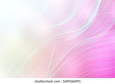 Light Pink, Yellow vector blurred pattern. Abstract colorful illustration with gradient. Background for a cell phone.