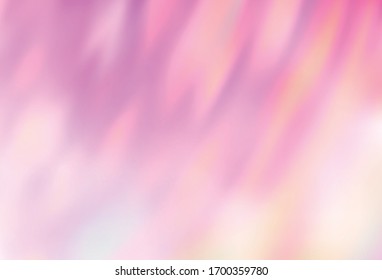 Light Pink, Yellow vector blurred bright pattern. A completely new colored illustration in blur style. Smart design for your work.