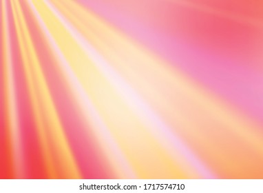 Light Pink, Yellow vector blurred pattern. Abstract colorful illustration with gradient. New design for your business.