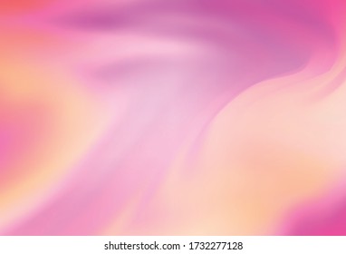 Light Pink, Yellow vector blurred pattern. New colored illustration in blur style with gradient. Background for a cell phone.