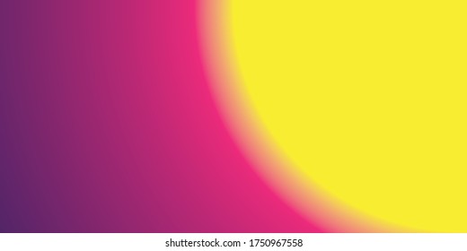 Light Pink, Yellow vector blurred shine abstract background. New colored illustration in blur style with gradient. Background for designs.