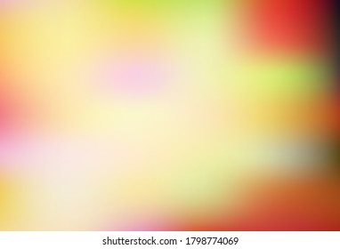 Light Pink, Yellow vector blurred pattern. An elegant bright illustration with gradient. Completely new design for your business.
